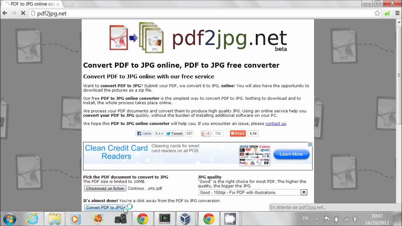 how to convert jpeg to pdf